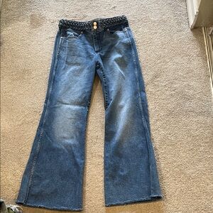 Wrangler Women's Flare Jeans with Braided Detail